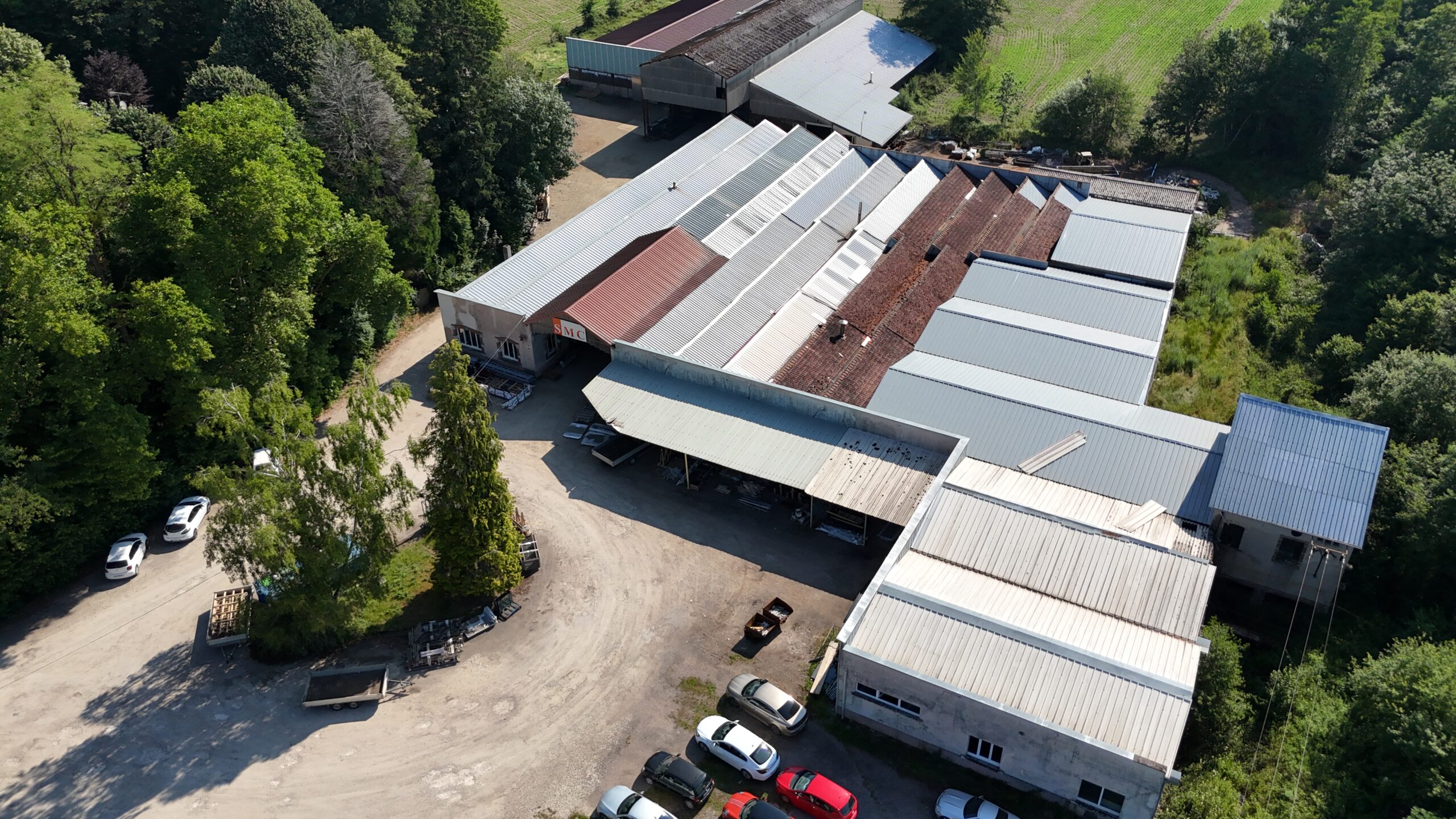 smc-corbenay - entreprise SMC vue par drone