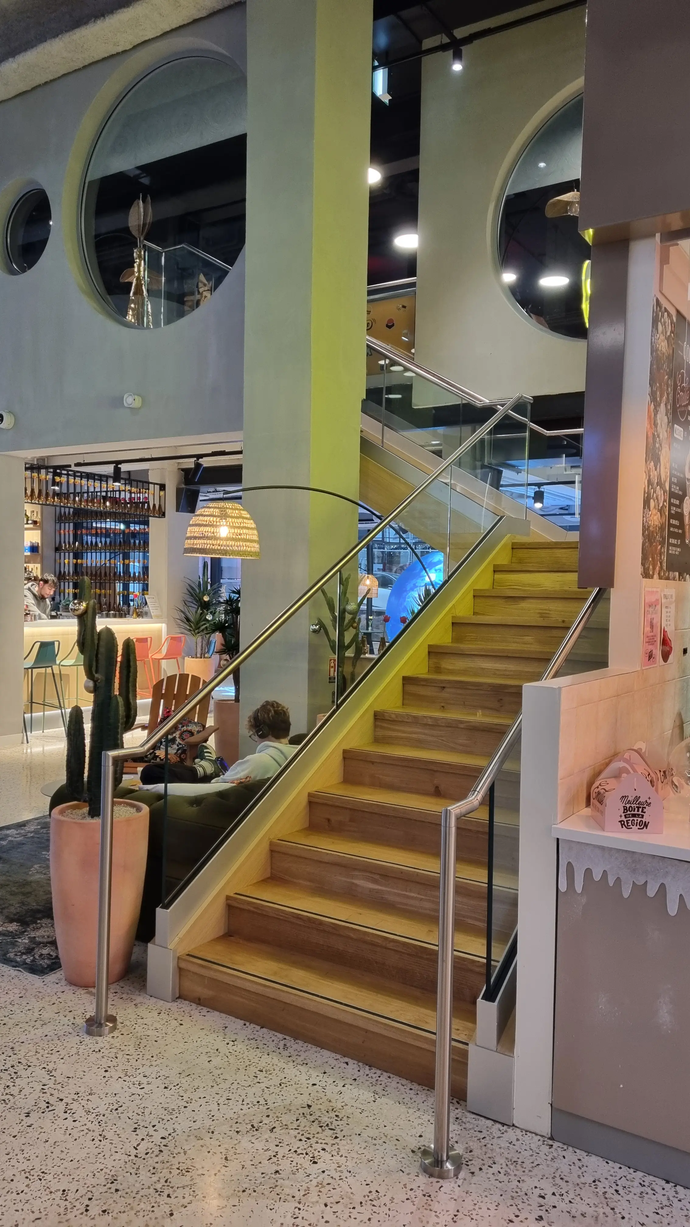 Réalisation d'un chantier dans le centre commercial Le Palais à Nancy